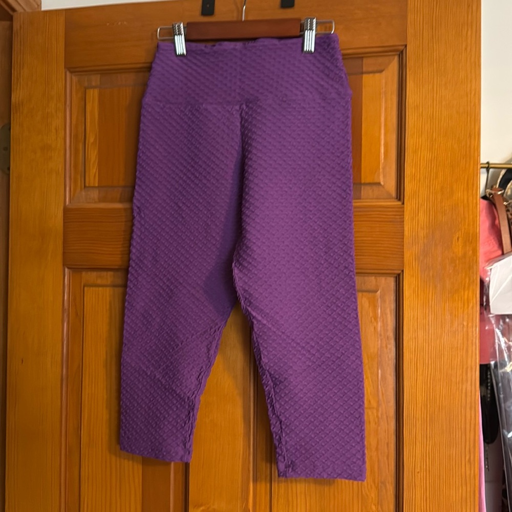 Purple booty by Brabants cropped leggings - Picture 1 of 4